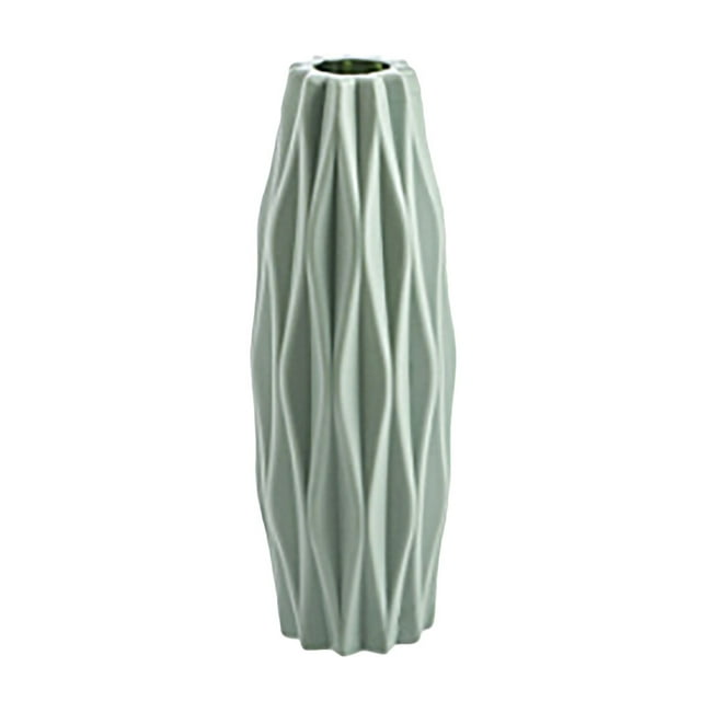 Clearance! Nomeni Vase 1Pc Plastic Shatterproof Flower Plant Pot Vase Study Room Home Wedding Decor Home Decor Green