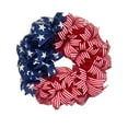 thumbnail image 1 of Clearance! Nomeni Wreath Julys Veterans of and Wreath Fourth for Front Independence Patriotic Door Wreath Decoration & Hangs Home Decor Red, 1 of 6