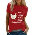 Clearance! Not My Coop Not My Poop Not Today Clucker T Shirt Funny