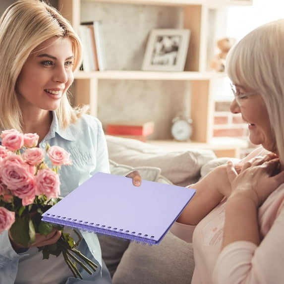 Clearance Notebook under $5 Scrapbook 7x7 Inch DIY Scrapbook Album Hardcover Kraft Paper Scrap Book Photo Albums 20 Sheets Memory Book For Family Wedding