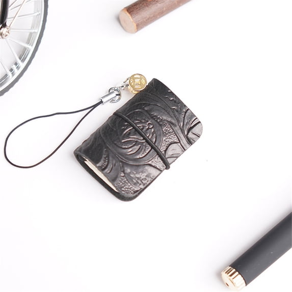Clearance Notebook under $5,Super Mini Pocket Notebook Creative Cowhide Handmade Jewelry Notepad Multi Purpose Mini Leather Ledger
