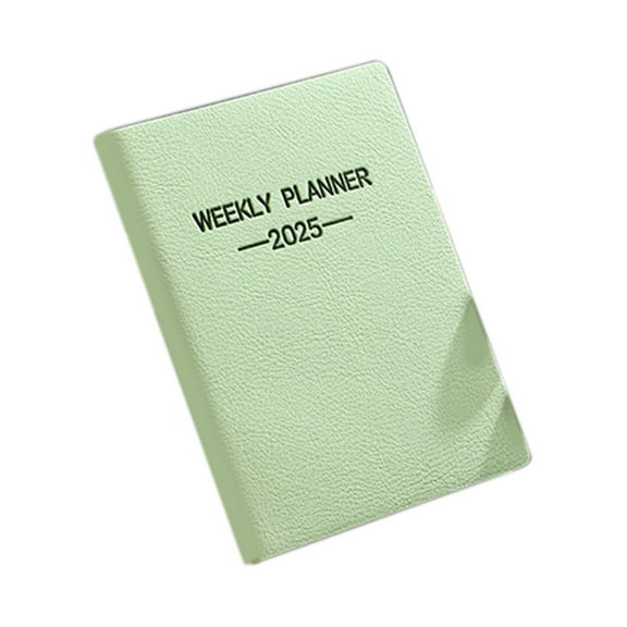 Clearance Notebooks Bulk, Tyeign Mini Pocket Journal Notebook 2025 Weekly Planner 120 Pages Leather Hardcover Journal Small Notepad for Women Writing Work Travel Notebooks & Writing Pads