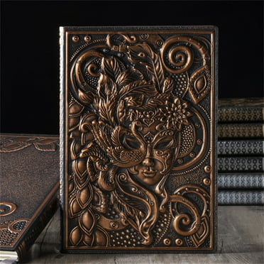 Clearance！Notebookunder $10Business Notebook Subsidiary Annual Meeting High End PU Hardcover Book Old European A5 Notepad