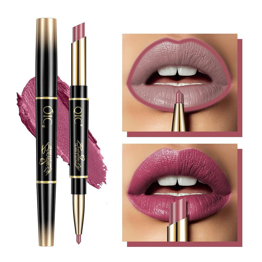 Clearance Now! Automatic Double-Ended Lipsti Lip Liner Matte Non-Fading ...