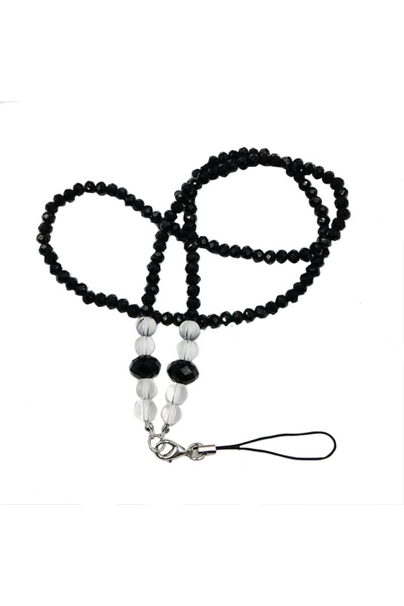 Clearance Now! Bling Ne Crystal Bling Beads Lanyard Strap ID Name Badge Key Card one N7K4