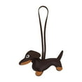 thumbnail image 1 of Clearance Now! Car Keychain Dachshund Pendant PU Desktop Decoration Bag Pendant?? A4B2, 1 of 9