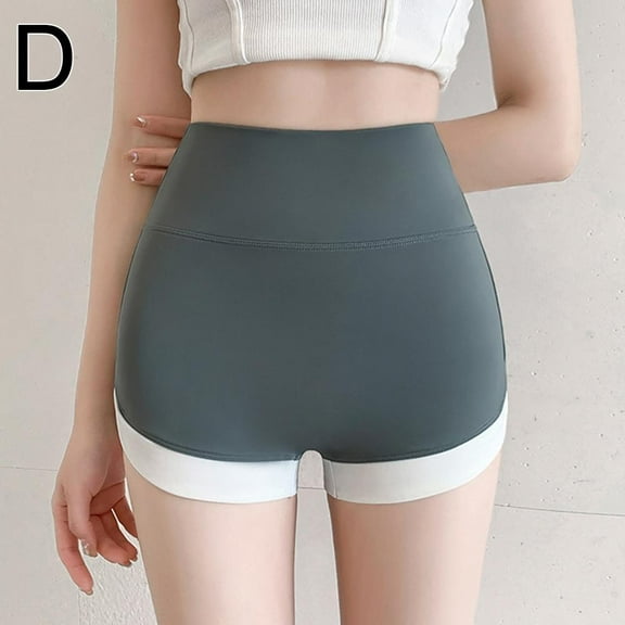 Clearance Now! Fitn Pants Sports Yoga Shorts High Waist Tummy Control ◇е F8P5