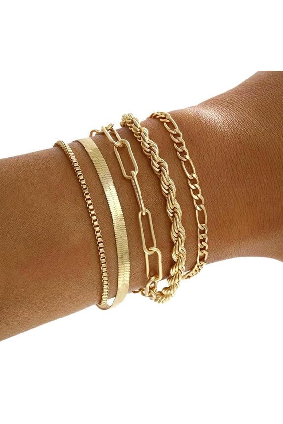 Clearance Now! Gold Bracelets For Women Waterproof - B1B1