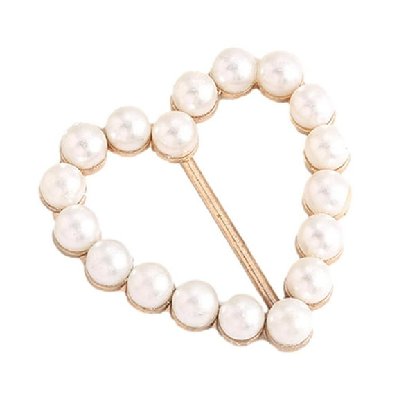 Clearance Now! Pearl Brooch Pin Fixed Clothes Shirt Trousers Pants Waist Lot H0 M3R5
