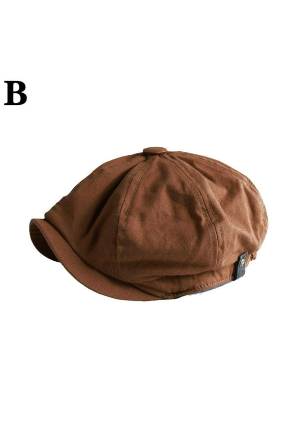 Clearance Now! Retro British Newsboy Hat Men's Beret Painter Hat Peaky Hat Blinders H1Q8