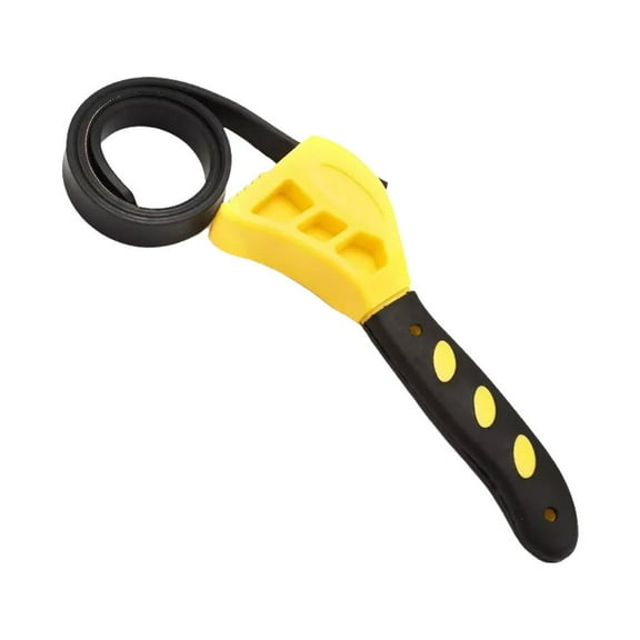 Clearance Now! Rubber Strap Wrench, Heavy Duty Adjustable Strap Wrench, Multi-Purpose Rubber Wrench Belt Wrench,Multi-Purpose Opener, Opener for Plumbing Opener Mechanics Plumbers A3Q2