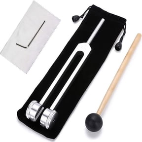 128 Hz Tuning Forks for Healing, Healing Tuning Fork , for Chakra Healing, Sound Therapy, and Meditation, Tuning Fork Set Frequency Healing Devices for Yoga By PULMCheerger