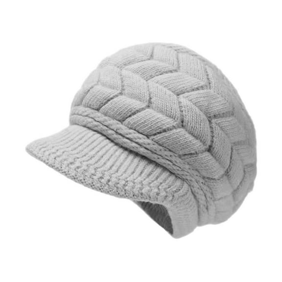 Clearance Now! Womens Winter Hats Warm Knit Hat Slouchy Beanie with Brim G3Y0