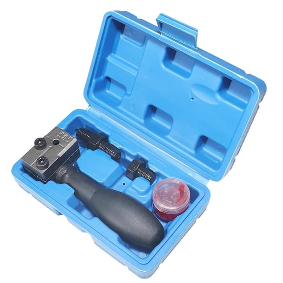 Clearance Now! iversal Automotive Brake Pipe Flaring Tool Kits, Brake Line Flaring Tool Kit Double Flare Tool for Brake Lines 3/16 Double Flare Tool Tube Brake Line Single Double Tool P3U1