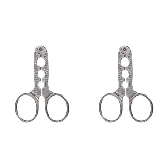 Clearance Nut Crackers for All Nuts, Heavy Duty Stainless Steel Nutcrackers for All Nuts Including Pecan, Walnut and Pistachio, Multi-Function Manual Sheller Opener, 2 Pack
