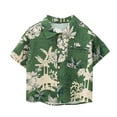 thumbnail image 1 of OGLCCG Boy's Hawaiian Shirt Kids Short Sleeve Beach Button Down Aloha Shirts for Boys Tropical Casual Summer Shirt 1-12 Years, 1 of 3