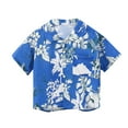thumbnail image 1 of OGLCCG Boy's Hawaiian Shirt Kids Short Sleeve Beach Button Down Aloha Shirts for Boys Tropical Casual Summer Shirt 1-12 Years, 1 of 3