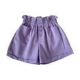 thumbnail image 1 of OGLCCG Girls Casual Cotton Shorts High Waist Baggy Trendy Summer Short Pants Solid Color Wide Leg Shorts with Pockets Size 3-13 Years, 1 of 3