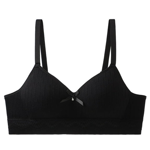 OGLCCG Girls Seamless Training Bras Adjustable Straps Sports Bras Breathable Wireless Light Padded Bralette for Teens 14-18 Years