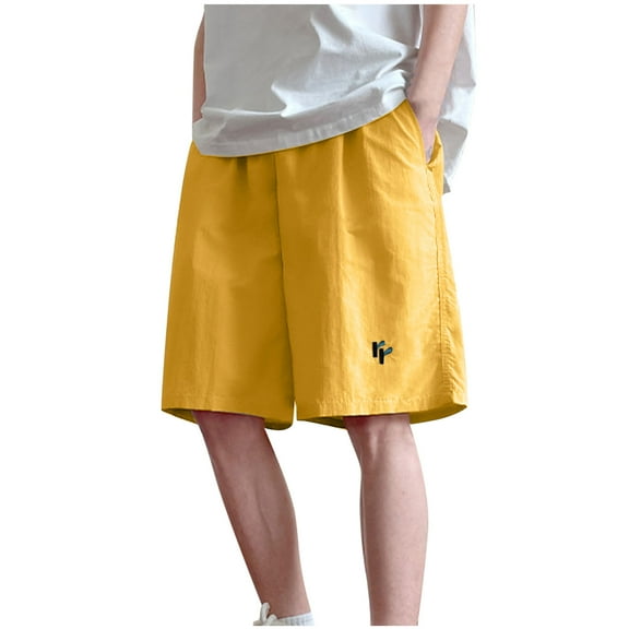 OGLCCG Kids Boys Shorts Wide Leg Elastic Waist Athletic Basketball Shorts with Pockets Summer Breathable Short Pants 4-15 Years