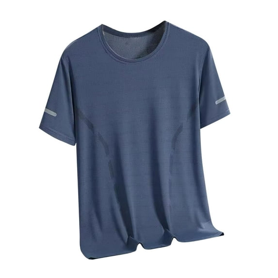 OGLCCG Men's Workout Shirts Quick Dry Moisture Wicking Short Sleeve Mesh Athletic T-Shirts Crew Neck Running Gym T Shirts