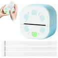 thumbnail image 1 of Clearance Office&Craft&Stationery under $15,2026 New Sticker Pocket Inkless Thermal Portable Bluetooth Wireless Sticker Maker Machine With 3 Paper For Study Notes Journal DIY Kids, 1 of 9
