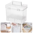 thumbnail image 1 of Clearance Office&Craft&Stationery under $15,Marker Case Storage Container Multifunctional Transparent Marker Organizer Art For Color Highlighter Watercolor Pens 12/24/36/48/60/80/ 120 Slots, 1 of 9
