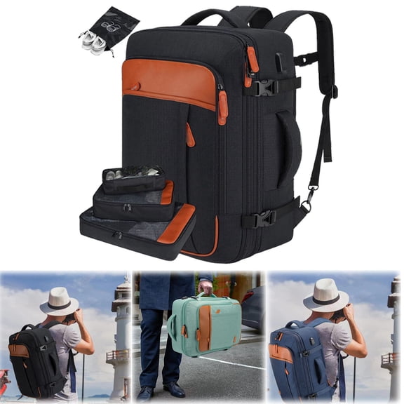 Clearance Office&Craft&Stationery under $20,Backpack For Men & Women Carry On Backpack Flight Approved 40L Anti Personal Item Backpack With Packing Cubes And Shoe Pocket