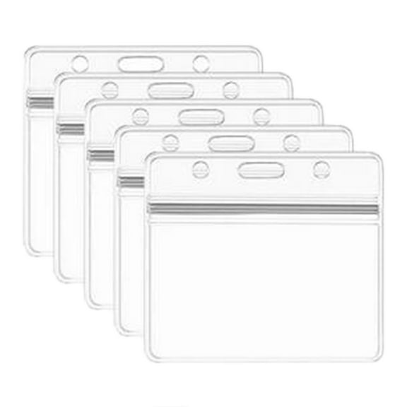 Clearance Office&Craft&Stationery under $5,10pcs Card Sleeve Card PVC Transparent Soft Card Sleeve Exhibition Card Work Card Student Card Sleeve Lanyard