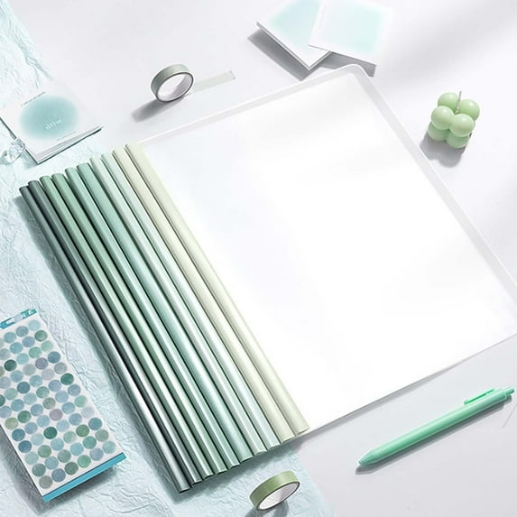 Clearance Office&Craft&Stationery under $5,5 Pack Report Covers With Sliding Bar 7mm Clear Report Covers For A4 And Letter Size Paper 50 Sheet Capacity Presentation File Folder Document For