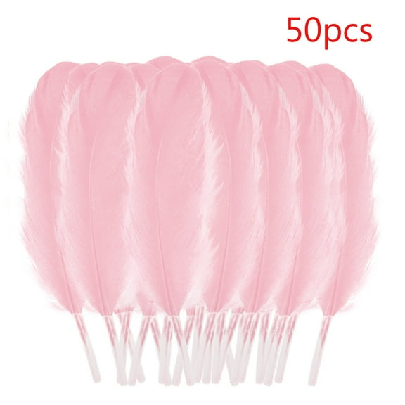 Clearance Office&Craft&Stationery under $5 50 Pcs Colourful Plumage For Wedding Party Flower Arrangement Home Decoration Diy Middle Floating Plume For Hair Cat Stick Clothing Craft Decoration Plumage