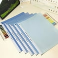thumbnail image 1 of Clearance Office&Craft&Stationery under $5 5Pack A4 Clear Front Report Covers Plastic Presentation Folders Resume Portfolio Folder Paper Swivel Sliding Bar File Folder For Presentation Document An, 1 of 4