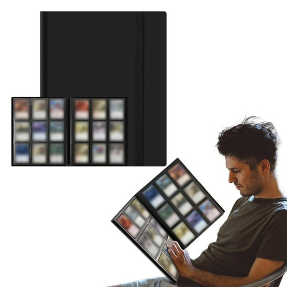 Clearance Office&Craft&Stationery under $5,9 Pockets Card For Trading Cards Baseball Card With 360 Side Loading Pockets Sports Card Book Card Folder Card Album Card Holder Fit