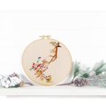 thumbnail image 1 of Clearance Office&Craft&Stationery under $5,Embroidery Starters Kit For Beginners With Embroidery Cloth Embroidery Hoop Threads And 3 Needles Beautiful Bird And Tree, 1 of 5