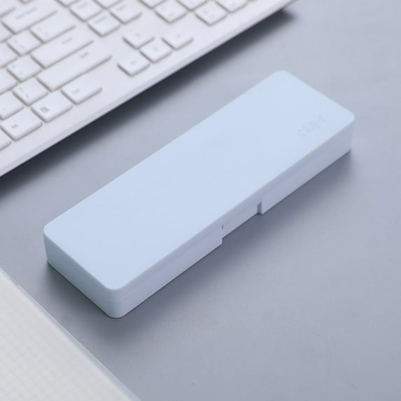 Office&Craft&Stationery under $5,Pencil Box Plastic Pencil Box Pencil Box Hard Pencil Case Crayon Box With Snap Tight Lid Plastic Pencil Boxes Stackable Design Supplies Storage Organi