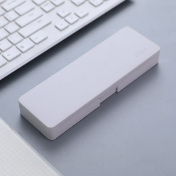 Office&Craft&Stationery under $5,Pencil Box Plastic Pencil Box Pencil Box Hard Pencil Case Crayon Box With Snap Tight Lid Plastic Pencil Boxes Stackable Design Supplies Storage Organi