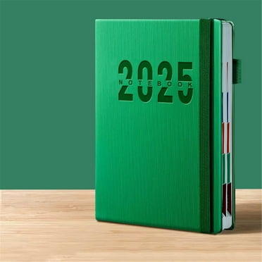 Clearance Office&Craft&Stationery under $10 2025 Academic Planner 2025 Monthly Tabs Daily Organizer Twin Wire Binding Pocket Folder Sticky Notes