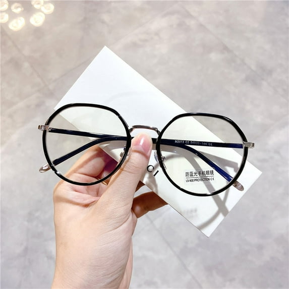 Clearance Office&Craft&Stationery under $10,M2013 Trend Irregular Round Metal Anti-blue Light Office Glasses