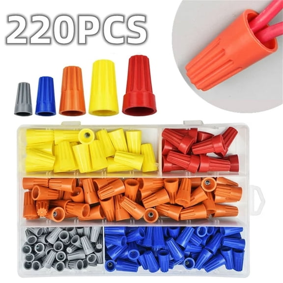 Clearance Office&Craft&Stationery under $10,Wire Connectors Electrical Connectors Wire Screw Terminals Portable Wire Caps For Wire