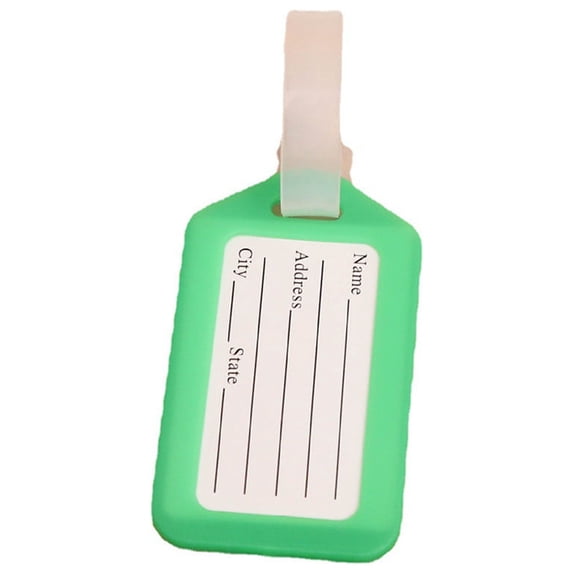 Clearance Office&Craft&Stationery under $5 Bag Card PP Plastic Waterproof ID Label Multi-color Suitcase Label 10 PCS