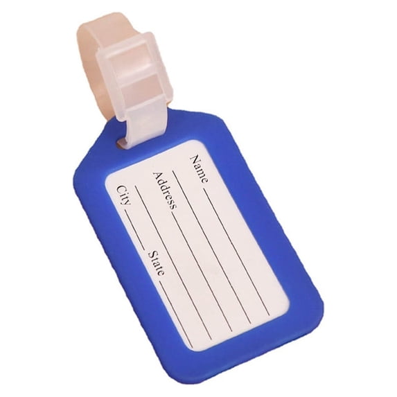 Clearance Office&Craft&Stationery under $5 Bag Card PP Plastic Waterproof ID Label Multi-color Suitcase Label 10 PCS