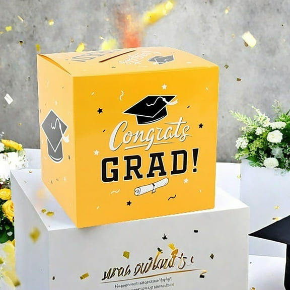 Clearance Office&Craft&Stationery under $5,Graduation Season Theme Decoration Message & Voting Box