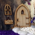 thumbnail image 1 of Clearance Office&Craft&Stationery under $5,Wooden Decoration with Door Door Craft Sleeping Kit DIY DIY Flowe 3D Home DIY, 1 of 6
