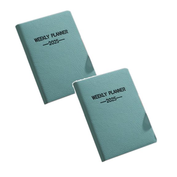 Clearance Office cabinet under $5,Mini Pocket Journal Notebook 2025 Weekly Planner 120 Pages Leather Hardcover Journal Small Notepad For Women Writing Work Travel 2PC