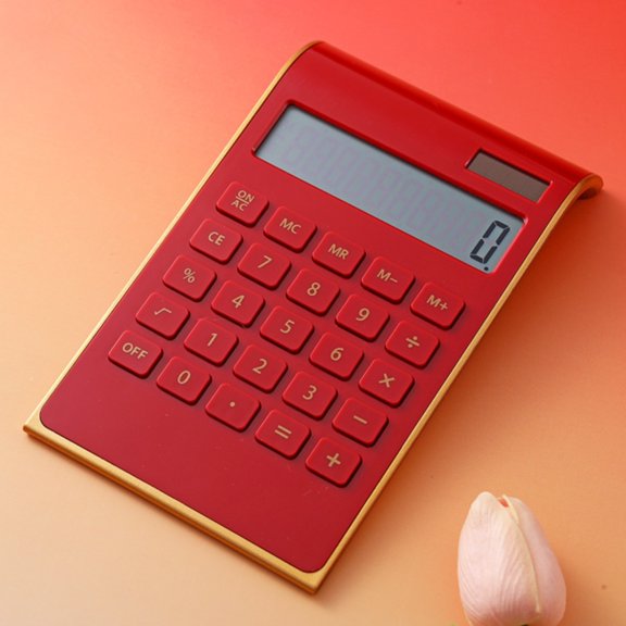 Clearance Office cabinet under $7,Calculator Supplies And Accessories 10 Digits Solar Battery Basic Calculator Power Desktop Calculator With Large LCD Display 1PC