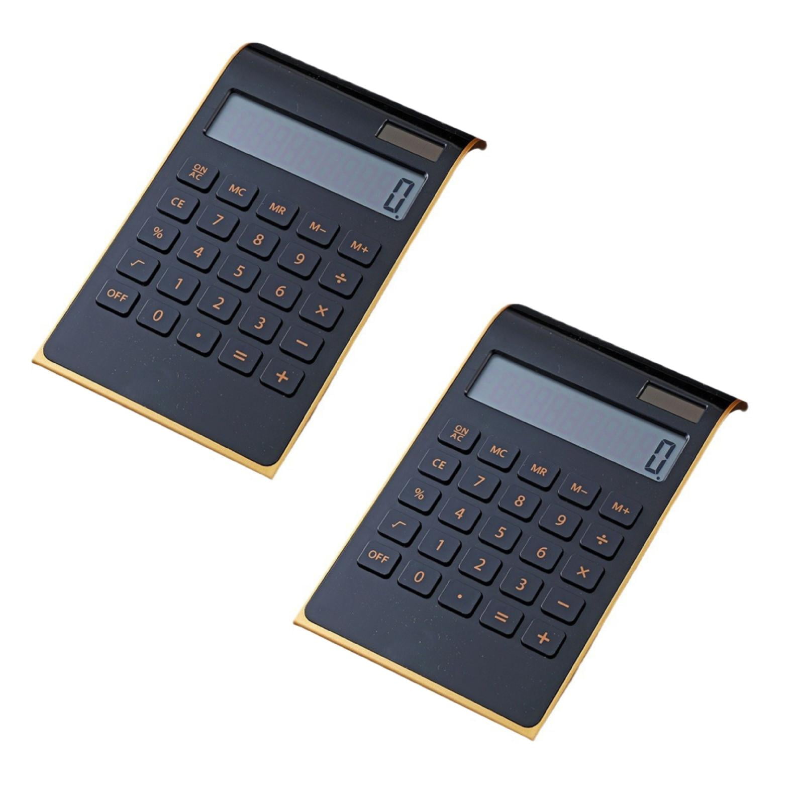 Clearance Office cabinet under $8,Calculator Supplies And Accessories 10 Digits Solar Battery Basic Calculator Power Desktop Calculator With Large LCD Display 2PC