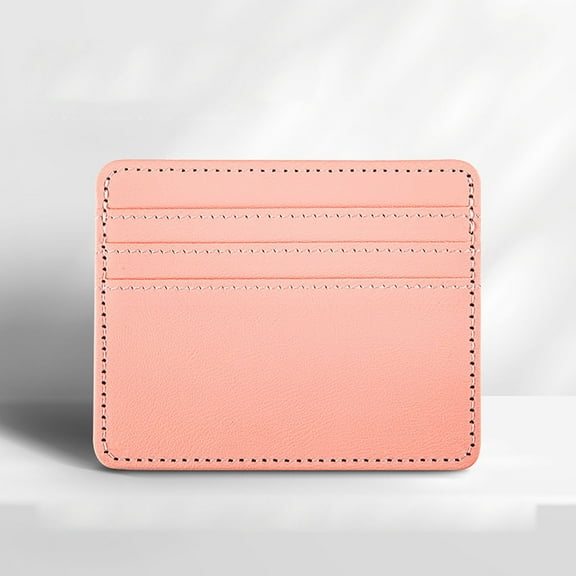 Clearance Office cabinet under $5,Credit Card Holder Slim Minimalist Front ID Small Compact Leather 1PC