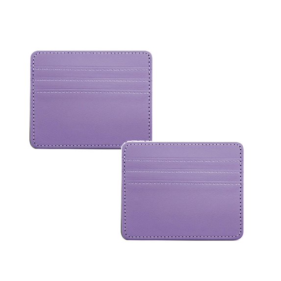 Clearance Office cabinet under $5,Credit Card Holder Slim Minimalist Front ID Small Compact Leather 2PC