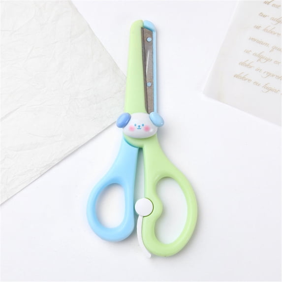 Clearance Office cabinet under $5,Left Handed Scissor With Cap Blunt Tip Home Use Crafting Scissor Arts Cutting Paper Scissors Scissors 1PC