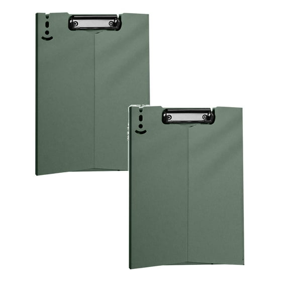 Clearance Office cabinet under $7,Ile Clip Board File Folder Document Holder Large Capacity A4 File Organizer Smooth Edge Portable Supplies 2PC